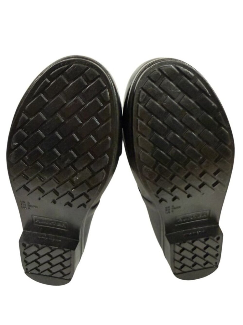 Hunter Women's Rigley Rubber Rain Boots Shiny Black Quilted Top Size 5 US/35 EU - Picture 6 of 16